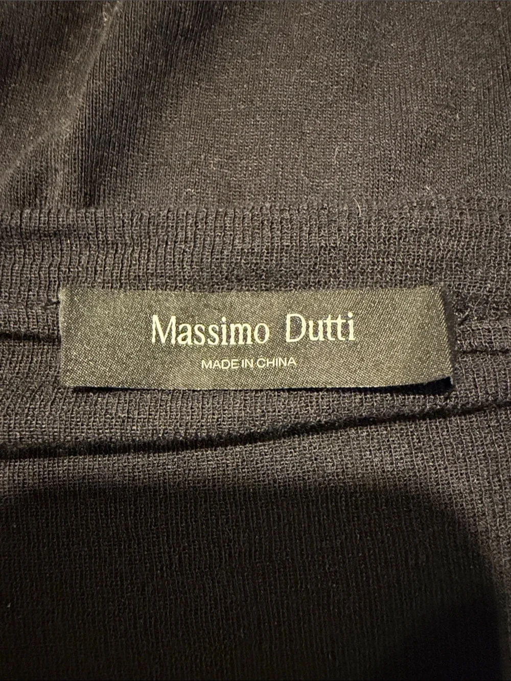 Massimo Dutti dark navy Cowl-neckSweater - Minimal Knit